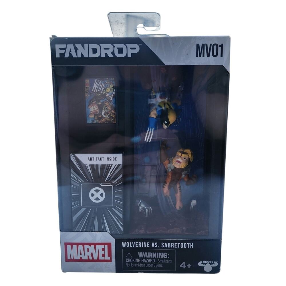 Marvel Fandrop Wolverine vs Sabretooth MV01 Diorama Figure Sealed X-Men NIB